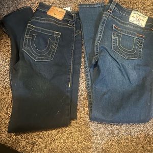 True religion size 27 Two jeans for the price of one or can be sell individual